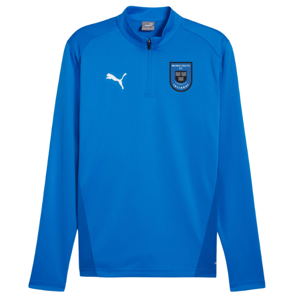 Marks Celtic FC - teamGOAL Training 1/4 Zip Top Blue